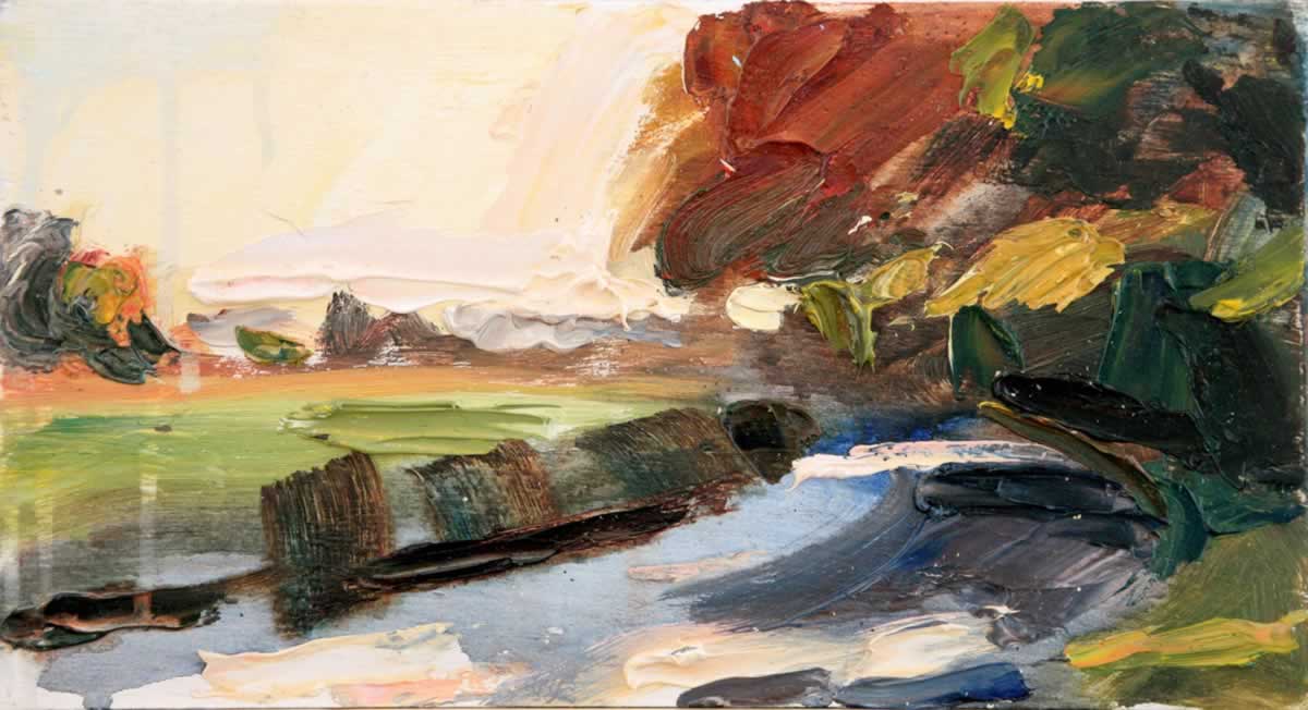 Beech Tree Bend, Fields Road, Chedworth  20 x 37.5 cm