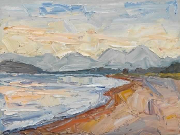 View of Paps of Jura,  Mull of Kintyre  30.5 x 40.5
